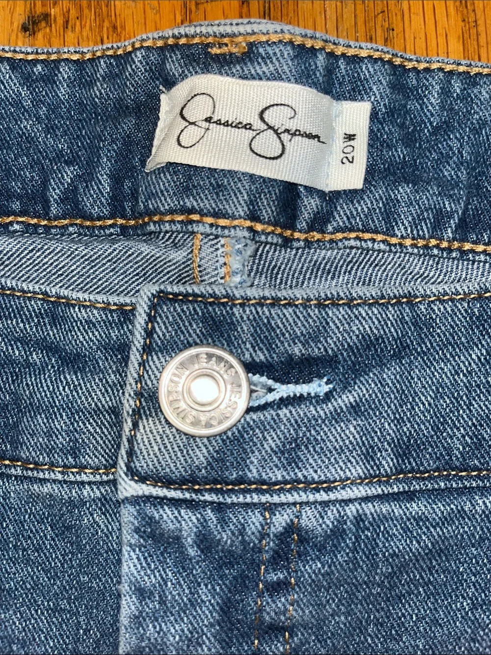 NWT Jessica Simpson Spotlight High-Rise Slim Straight Jeans Size 20W